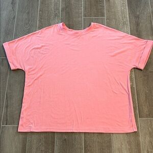Ladies Coral Short Sleeve T-Shirt Size L
